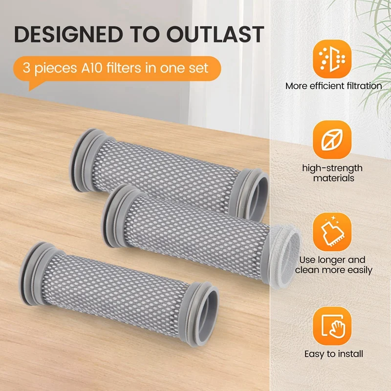 Сменный предварительный фильтр AD-3 для Tineco A10/A11 Hero A10/A11 Master Tineco PURE ONE S11 S12, фильтр для беспроводных пылесосов