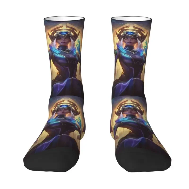 Fun Mens League Battle Game Legends Happy Funny Dress Socks Unisex Comfortable Warm Breathable 3D Print Crazy Crew Socks