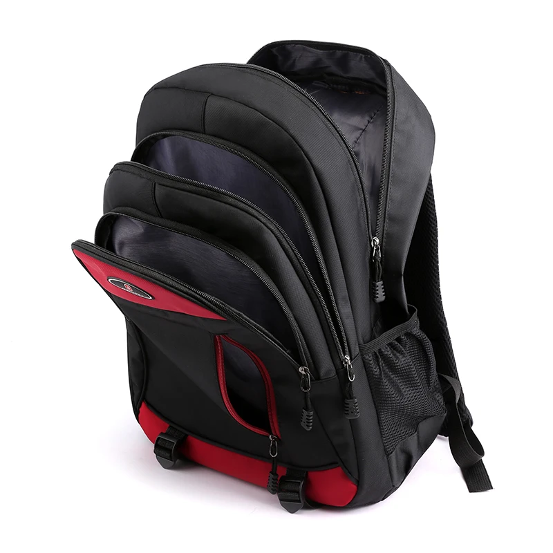 Mochila clásica Oxford para hombre y mujer, morral escolar de gran capacidad con carga para adolescentes, mochila de viaje para ordenador portátil