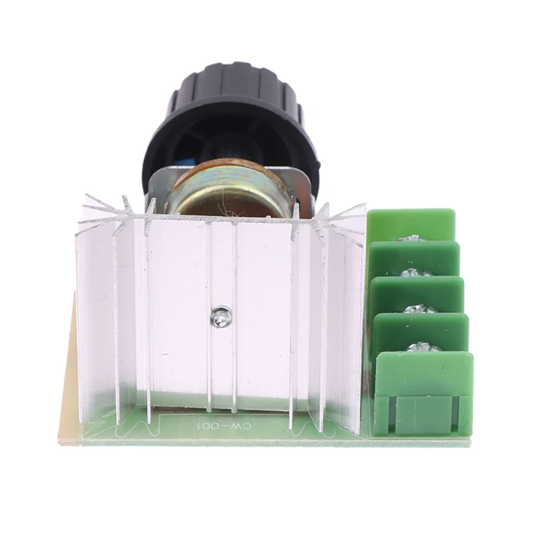 AC 220V 2000W SCR Regulator Tegangan Peredupan Dimmer Pengendali Kecepatan Motor Termostat Modul Regulator Tegangan Elektronik
