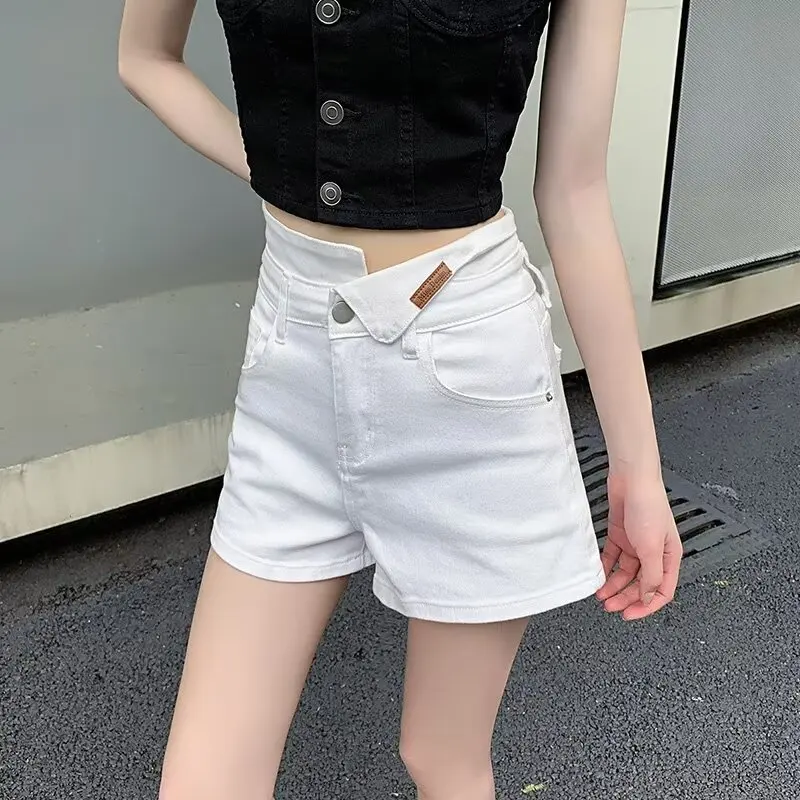 

Jeans For Women Black Summer Thin Loose Fitting Straight Cut Cropped Pants With Trendy Instagram Design Niche Pants