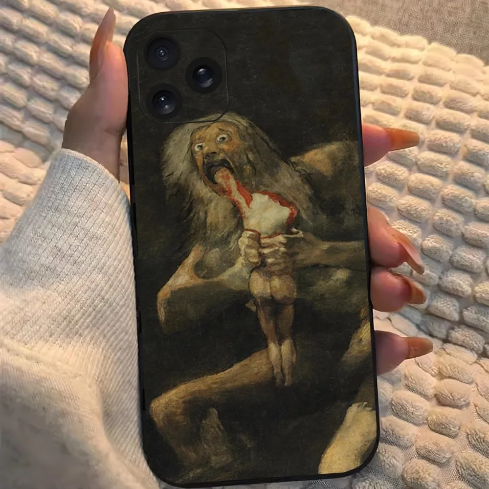 Spain Francisco Goya Art Phone Case For iPhone 8 11 12 13 14 15 Mini X XR XS PRO MAX Plus Shell