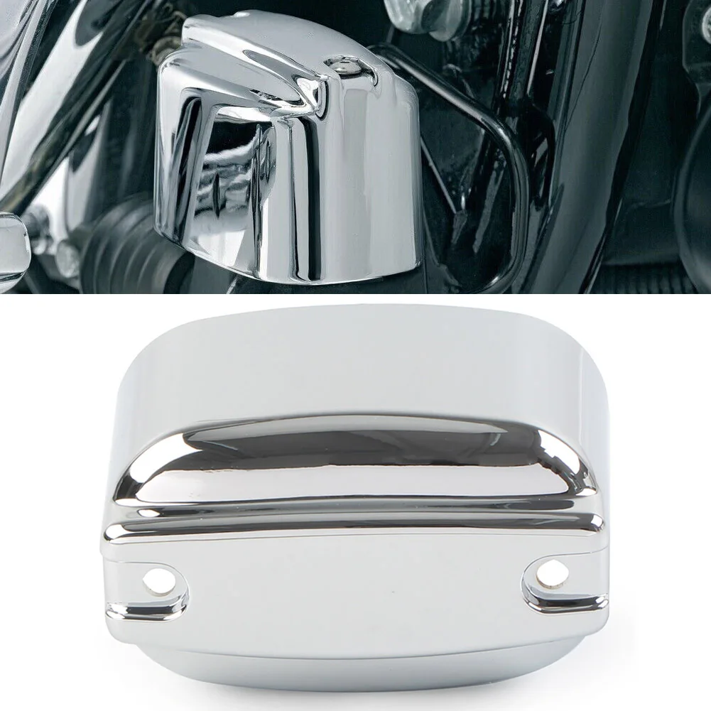 Chrome Motorcycle Rear Brake Master Cylinder Cover For Harley Davidson Touring Electra Glide 1999-2007 For H-D Trikes 2009-2013