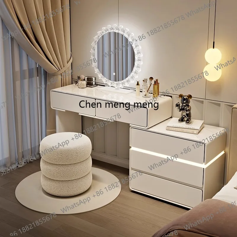 Service Modern Vanity Table Organizer Desgin Cabinet Drawers System Dressing Table Storage European White Vestidores Furniture