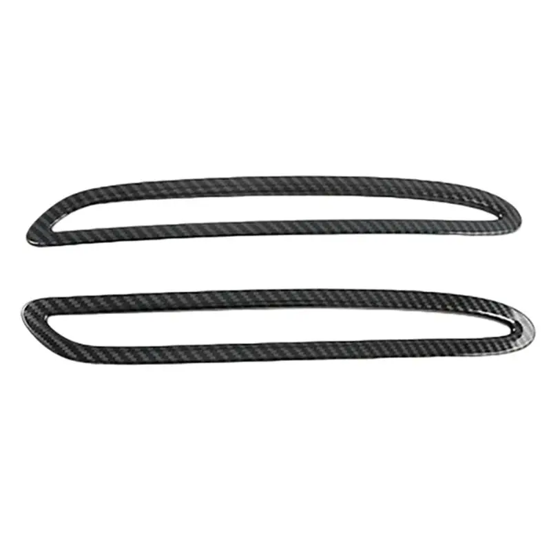 

For Mercedes Benz CLA180 CLA200 C118 2020 Car Carbon Fiber Rear Fog Light Lamp Foglight Cover Trim Decoration Frame-T48C