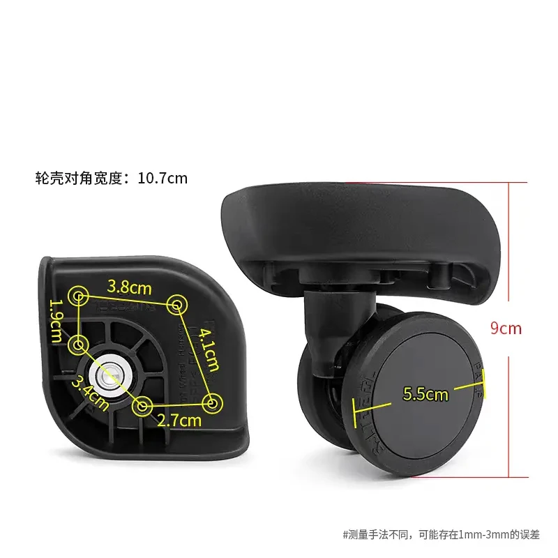 SJTOBOL T09 Wheel Housing universal Wheel Roller Trolley Case Travel Luggage Pull Baggage Box Suitcase Swivel Castors