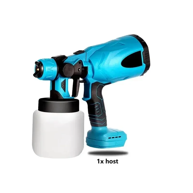 

1000ML Electric Spray Gun High Power Cordless Paint Sprayer HVLP Auto Furniture Steel Coating Airbrush For Makita 18V Battery