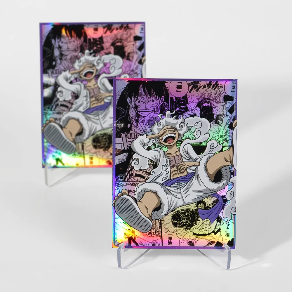 

66x91mm 60PCS Art Anime Universal Size Hologram Card Sleeves for TCG/PKM Card Trading Protector Top Loading Board Game Card