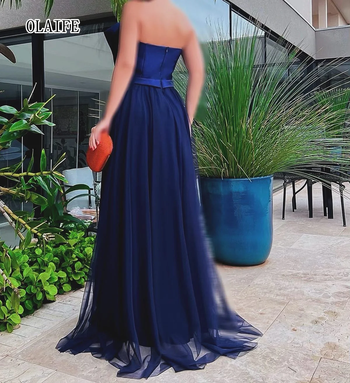 Modern Fashion A Line Prom Dresses Satin Evening Dresses Vestidos Para Eventos Especiales فساتين حفلة موسيقية vestidos de gala