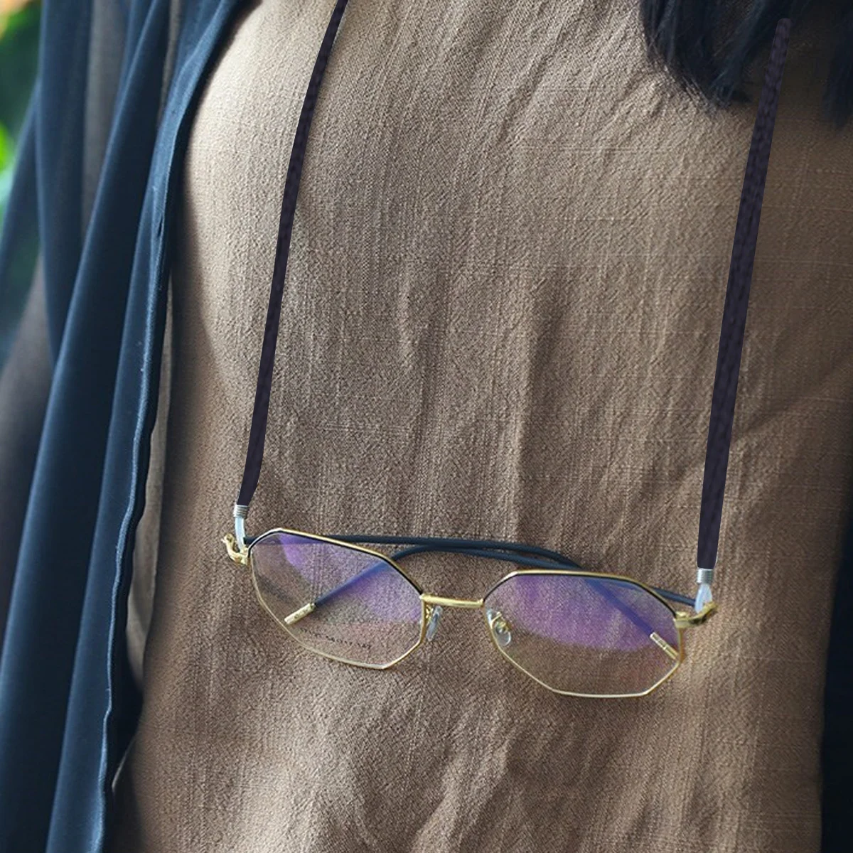 

DOITOOL 2Pcs Adjustable Glasses Strap Sports Sunglass Cord for Anti Lost Lightweight Eyewear Rope Cotton