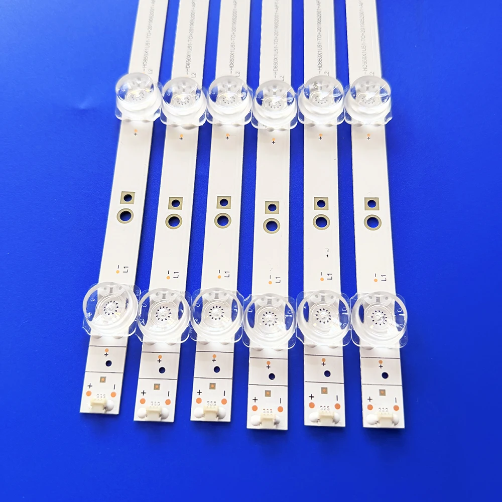 

8-светодиодная лента для Hisense 65R6100GM 65A6100FS HZ65E3D HZ65A56E Mgu6590x Kioto MI653751 HD650X1U51-T0L3 SVH650AK7 ZD_SSC_D650_6X8