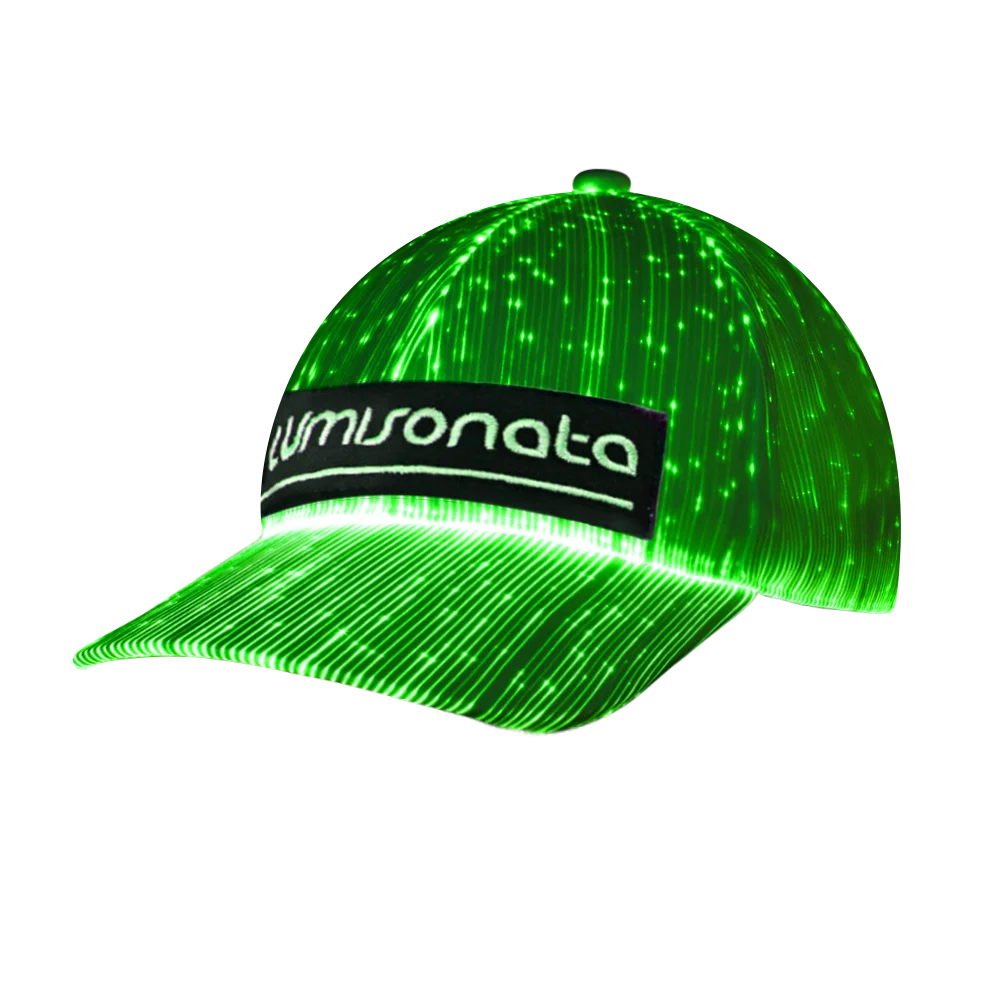 LUMISONATA Glowing  Baseball Cap Women Men Snapback Caps LED Fiber Optic Luminous Hat for Party Music Festival Hip Hop Hats