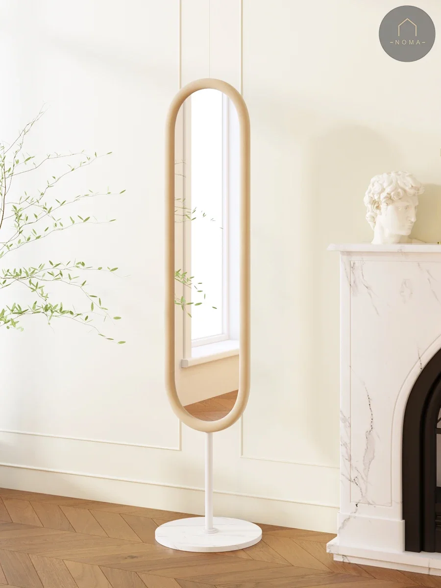 French retro full-length mirror dressing floor-to-ceiling home bedroom cloakroom porch narrow-side mirror