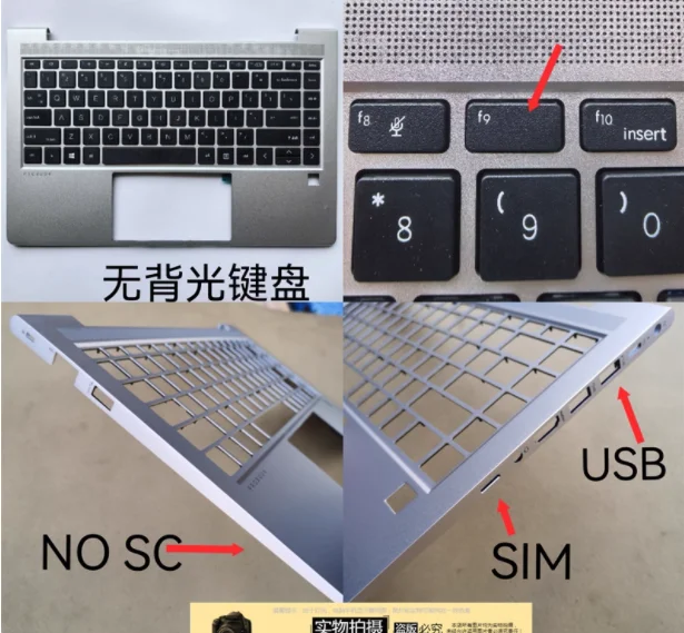 

Новый чехол для упора для рук ноутбука США без подсветки с клавиатурой для HP Probook 440 G8 445R G8 G9 G10 ZHAN66 14