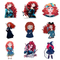 Disney Princess Merida 5pcs/lot Planar Resin Flatback Craft Supplies Cabochon Scrapbook DIY Hair Bow Bag Material Acrylic