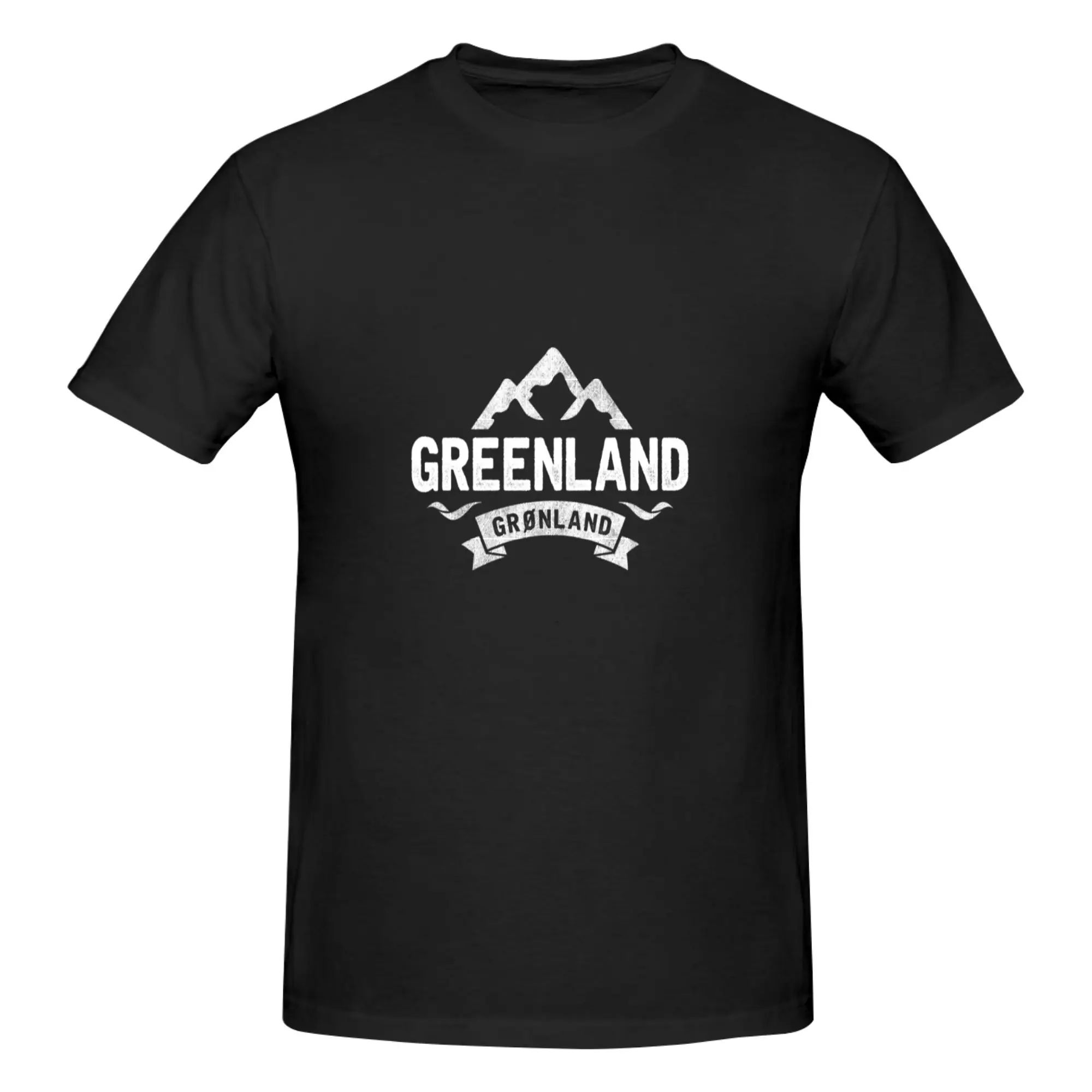 Funny Vintage Greenland Glaciers Icebergs  Men's Printed T-Shirt Unisex T shirtSummer