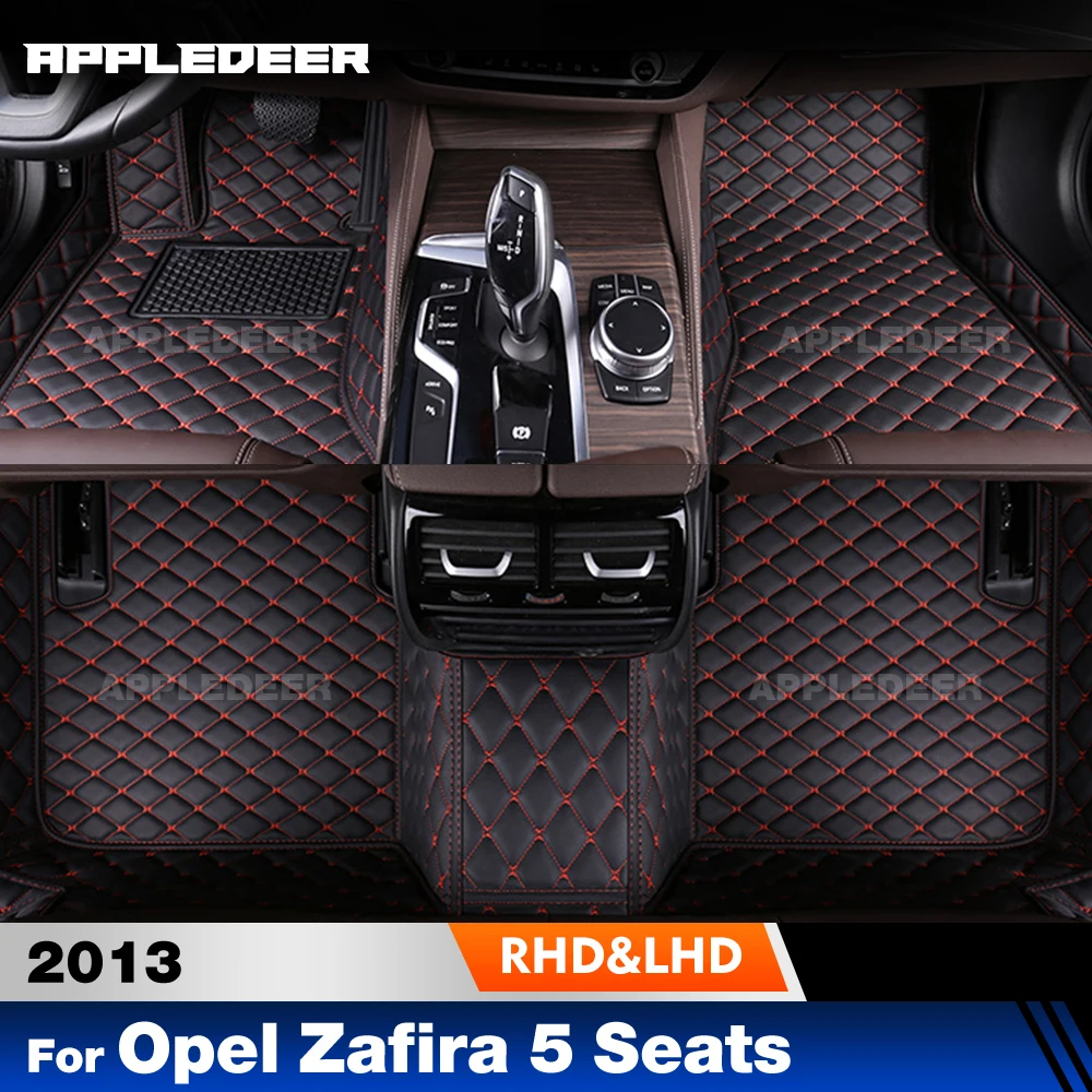 

Car Floor Mats For Opel Zafira 5 Seats 2013 Custom Auto Foot Pads Automobile Carpet Cover Interior Accessories