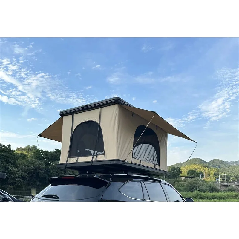 

Custom Logo 3 Person Outdoor Hiking 4x4 Car Auto Hard Shell Roof Top Camping Suv Aluminium Rooftop Tent