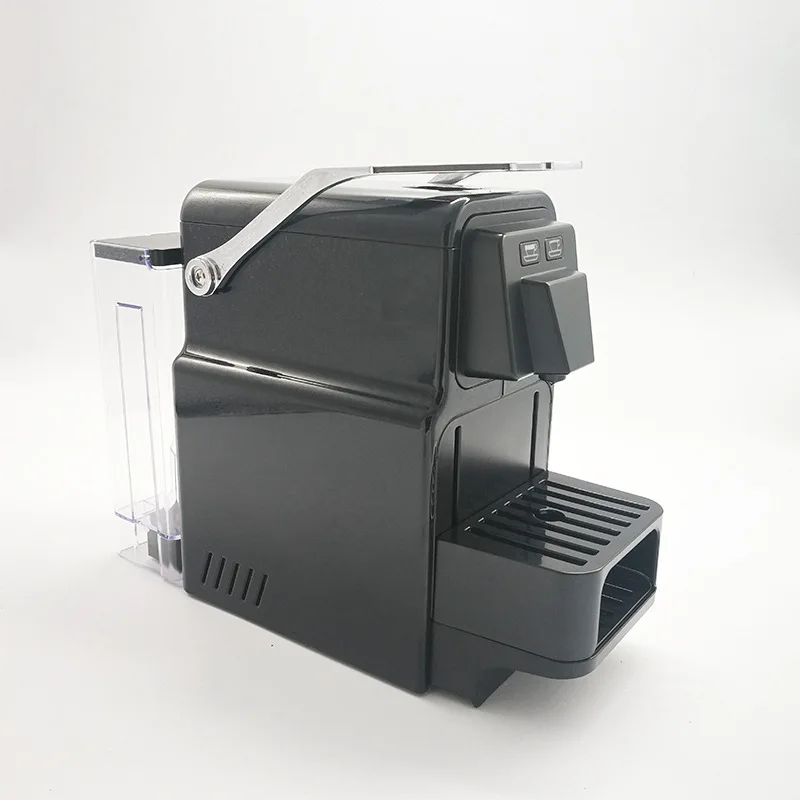 Cafetera italiana de cápsulas con sistema Nestlé, máquina de cápsulas de fijación automática de tazas elegante