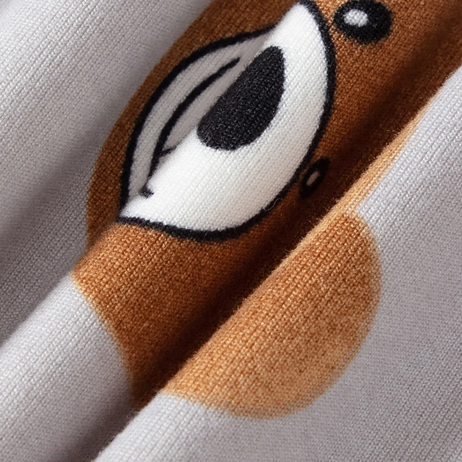 2-teiliges Kinder-Set mit niedlichem Cartoon-Motiv, mehrfarbig, für Frühling/Herbst, wärmend, bequem und schweißabsorbierend, für Jungen/Mädchen, ideal für zu Hause. – Detail 8