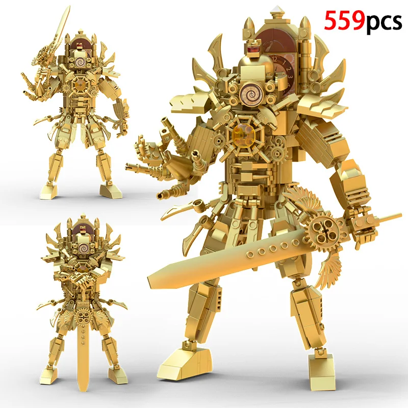 MOC Skibidi Toilet All Action Figures Model Building Block Titan TV Cameraman Speakerman Bricks Toy For Kid regali di compleanno