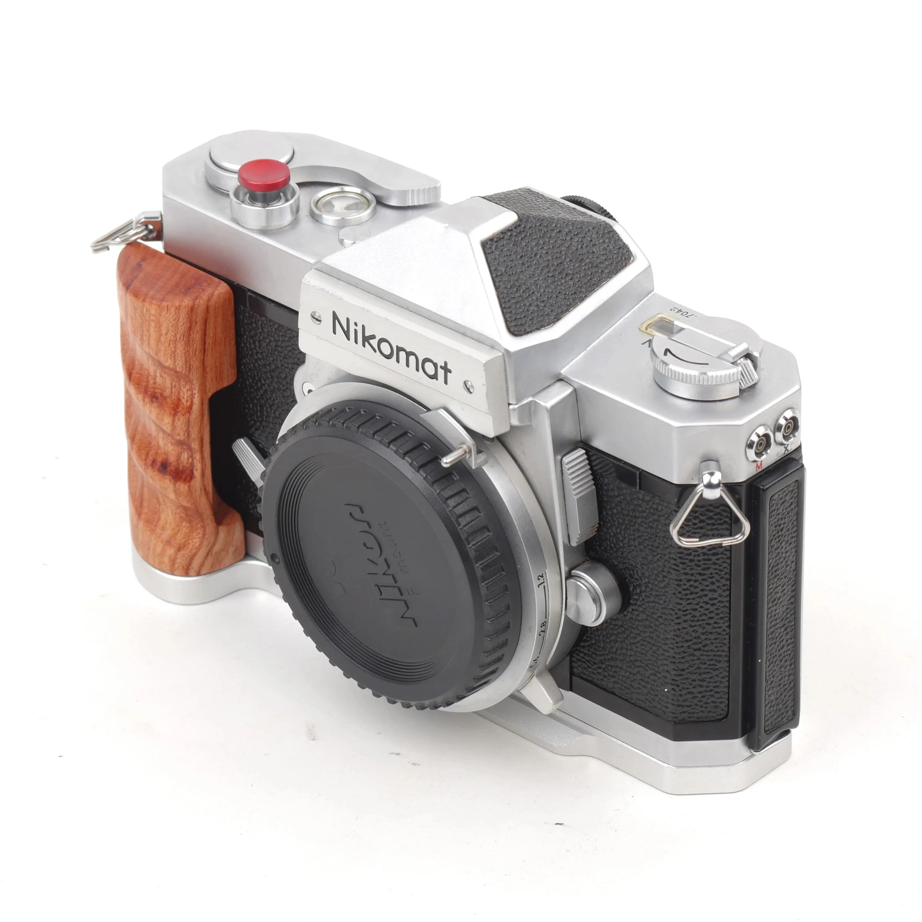 أحدث مقبض كاميرا خشبي لكاميرا نيكون FTN FT2 FT3 قبضة مريحة Arca-السويسرية قاعدة لوحة ترايبود الإفراج السريع #6