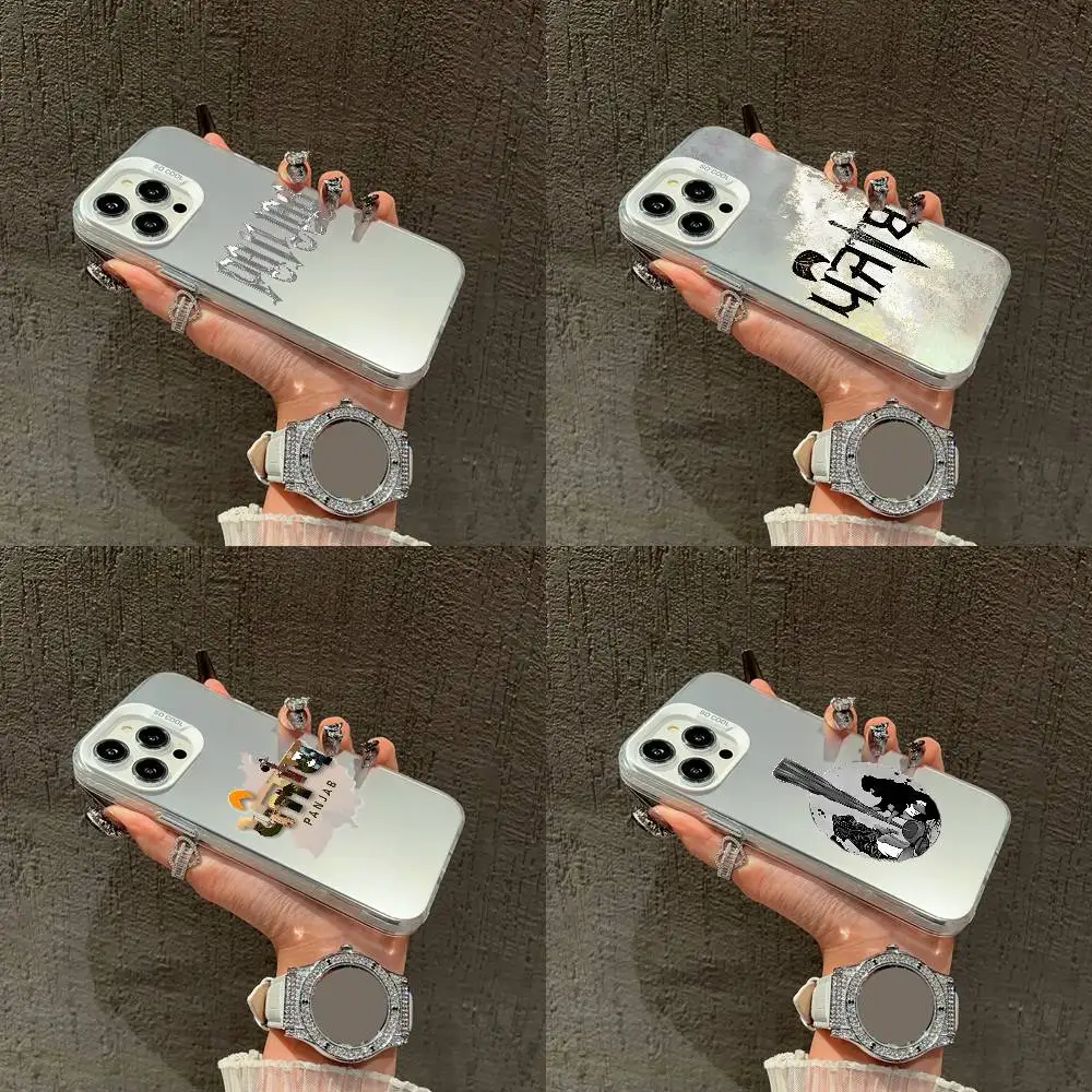 

Phone Case For iPhone 16,15,14,13,12,11,Mini,Pro,E,XS,SE4,MAX State India Punjab MAP White IMD Box