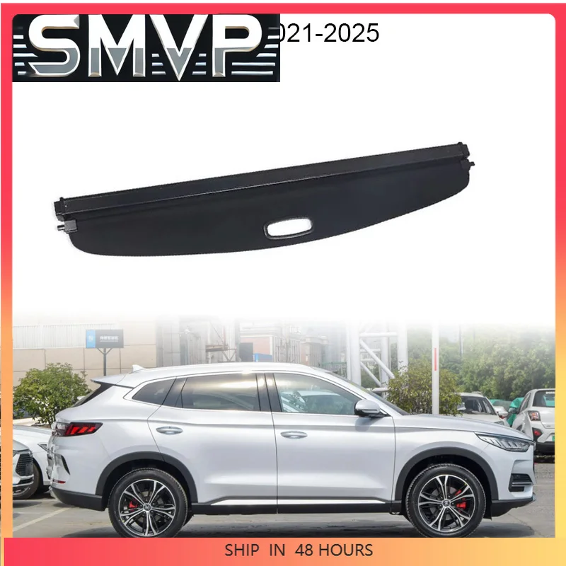 Новый органайзер для штор багажника для BYD Song Plus EV DM-i 2021-2025, задняя стойка, перегородка, защитный козырек для багажа, багажник Sto
