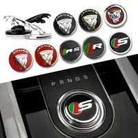 42MM Car Gear Shift Center Sticker Emblem Badge for Jaguar S-Type XF XE X Type F-pace XJ E-pace F-type XEL XFL XJS XJ6