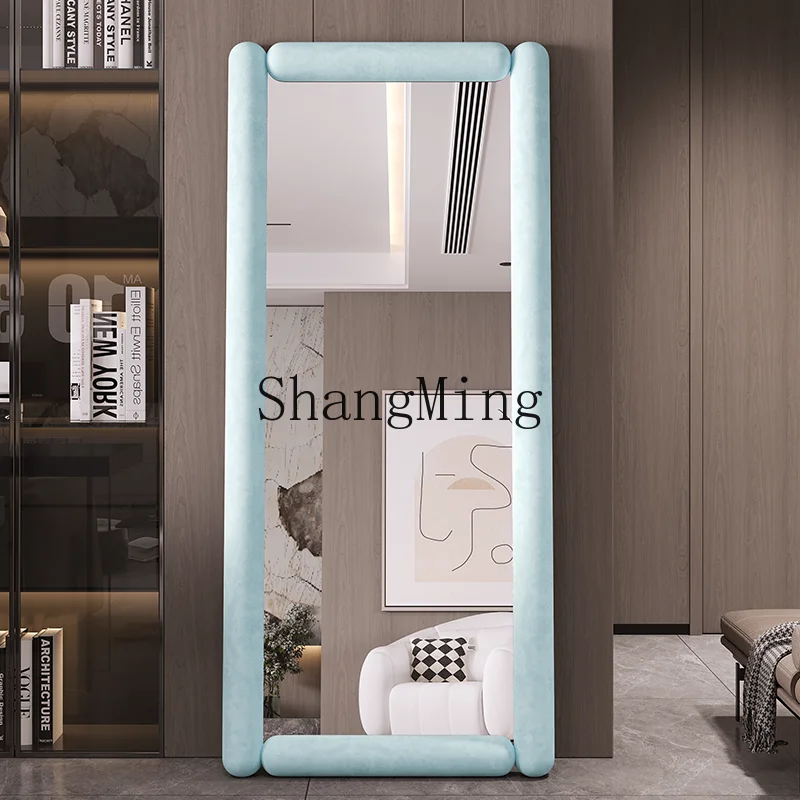 

HJ square fitting mirror creative art full body home floor Internet celebrity dressing mirror