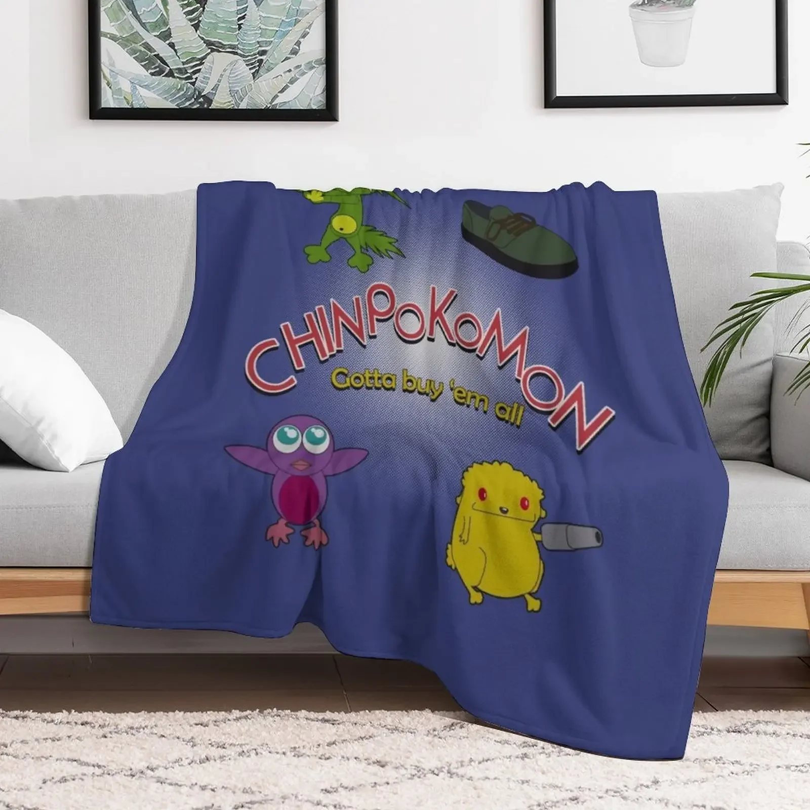 Chinpokomon - Gotta buy 'em all Throw Blanket Blankets For Baby decorative Sofa Throw Blankets