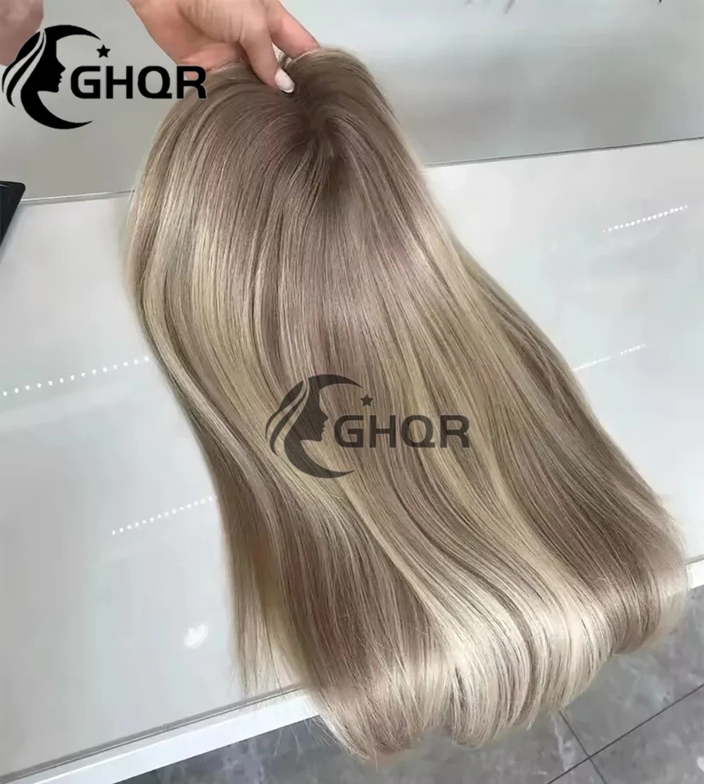 Highlight wigs 100% Human Hair 360 Lace Frontal Wig Brown Ombre Blonde 13x6 13x4 Lace Front Wig Body Wave Brazilia Preplucked