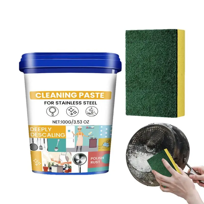 Stainless Steel Cleaning Paste Pot Rust-removing And Stain-removing Pot Bottom Black Scale Multi-functional Cleaner