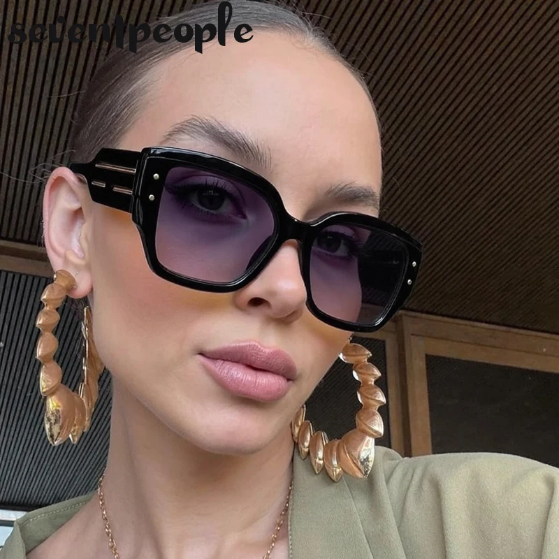 

Oversized Square Shield Sunglasses Women 2025 Luxury Brand Vintage Steampunk Outdoor Sun Glasses For Ladies Trendy Punk Shades