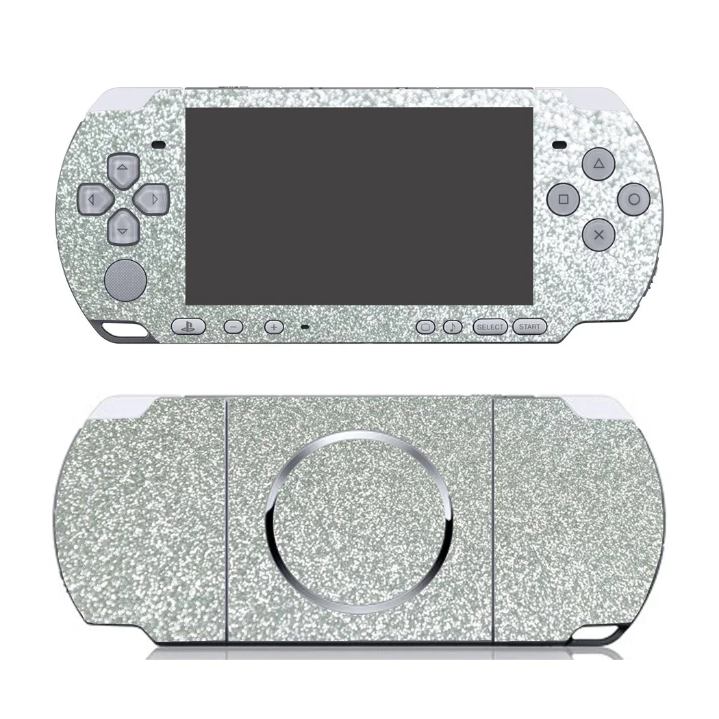 

Shining Silver Bling Glitter Vinyl Skin Sticker Protector for Sony PSP 3000 Skins Stickers PSP3000