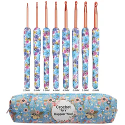 Sewing Crochet Hooks Ceramic Handle Alumina Crochet Hooks Knitting Needles Set Sewing Crochet for Weave Sewing Needles DIY Tool