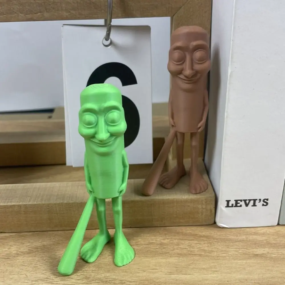 

AI Brainrot Tungtungsahur Figure Primitive Funny Doll Tungtungsahur Model Toy Brainrot Animals Movable 3D Printed Toy