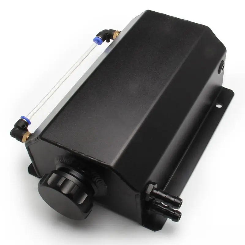 A13F-Radiator Coolant Overflow Tank Universal 2L Aluminum Coolant Radiator Overflow Reservoir Expansion Tank