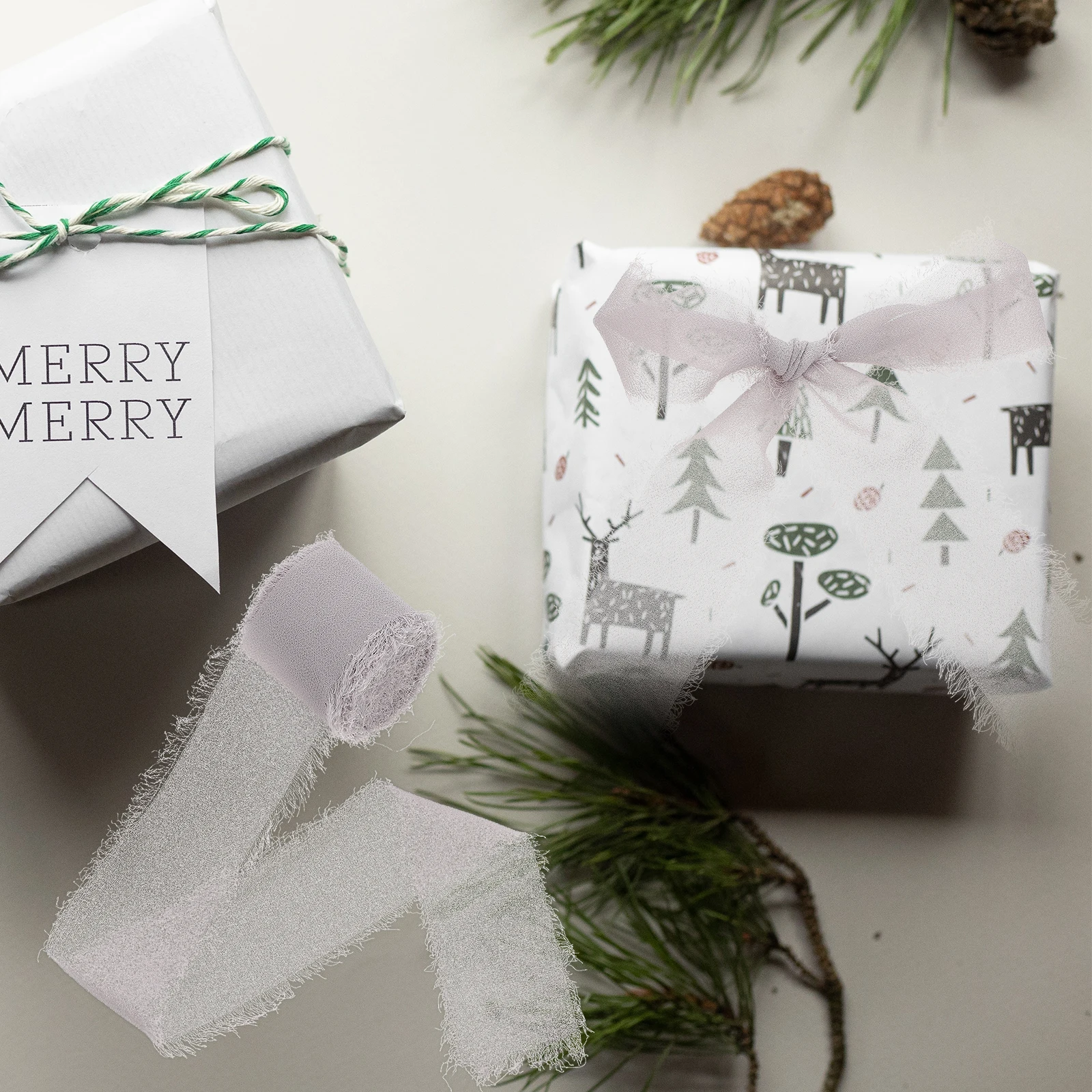 

4pcs Premium Diy Bowknot Ribbons Flower Gift Packaging Wedding Accessories Gift Box Ribbon Creative Ribbon For Crafts Bouquet