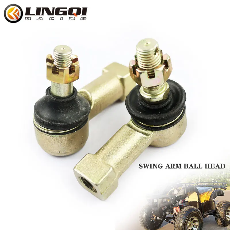 LINGQI RACING Internal Threaded Ball Head	Tie Rod End Balls Joint Universal Motorcycle 4 Wheel Go Kart Karting ATV Modification