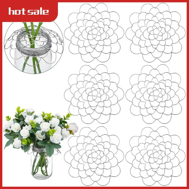 

A21R-Flower Arrangement Holder Flower Frog Wire Flower Arranging Tool (6 Inch) 6Piece