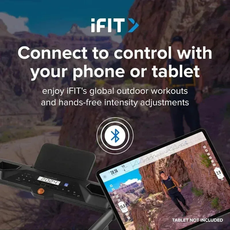 سلسلة QAZ8-NordicTrack T: أجهزة المشي المثالية للاستخدام المنزلي. المشي أو الجري مع الميل. تمكين بلوتوث. 300 رطل #5