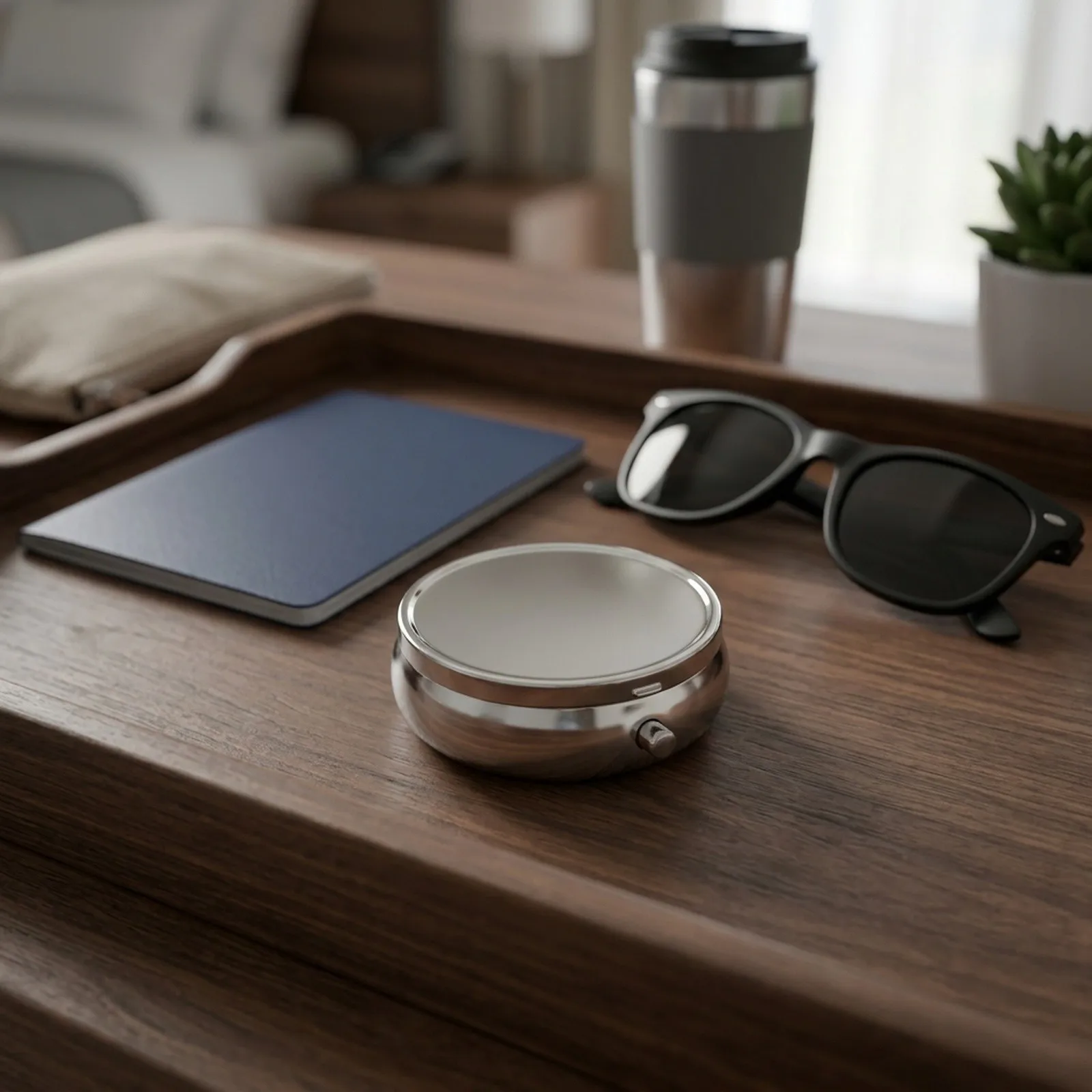 Portable Metal Pill Box Container for Tablets and Pills Small Round and Rectangular Design Perfect for Travel and Daily Use