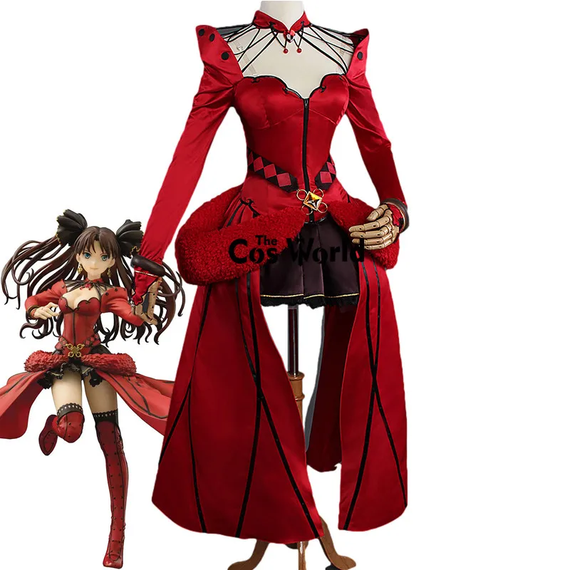 Fate Grand Order Tohsaka Rin Formal Craft Dress Outfits Games Customize Cosplay Costumes