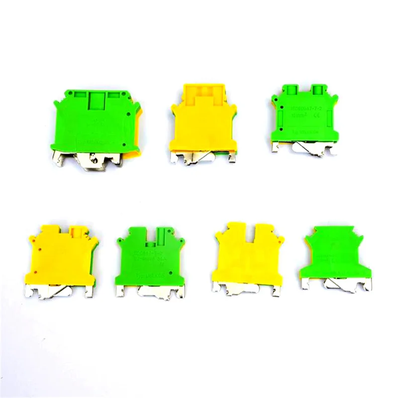 

10PCS USLKG-2.5N USLKG-3 USLKG-10N Universal DIN Rail Mounted Terminal Blocks Screw Type Connector Electrical Crimp Terminator