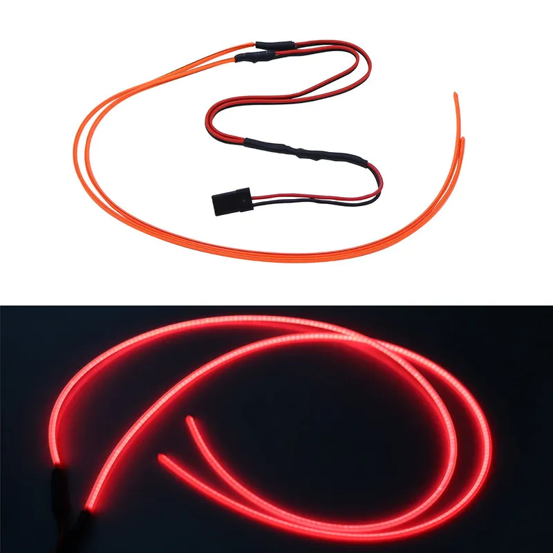 RCDream RC LED Strip Flexible Cuttable Multi Color for 1/24 1/18 SCX24 TRX4M FCX24 Upgrade Night Light DIY Accessories Kit