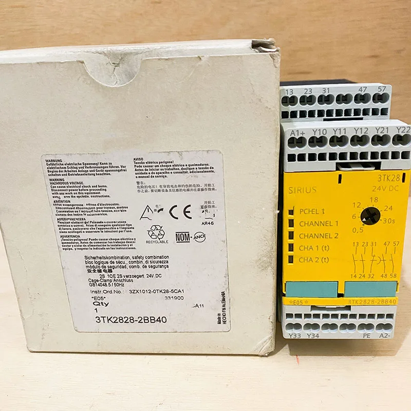 

1PC New For Siemens 3TK2828-2BB40 24V Safety Relay Module