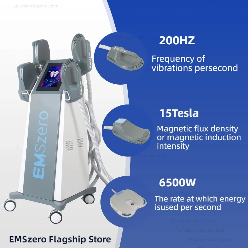 

EMSZERO RF Sculpt EMS Muscle Stimulate Machine 6500W Electric slimming Nova Hi-emt Pelvic Stimulation Pad EMSzero Neo Salon