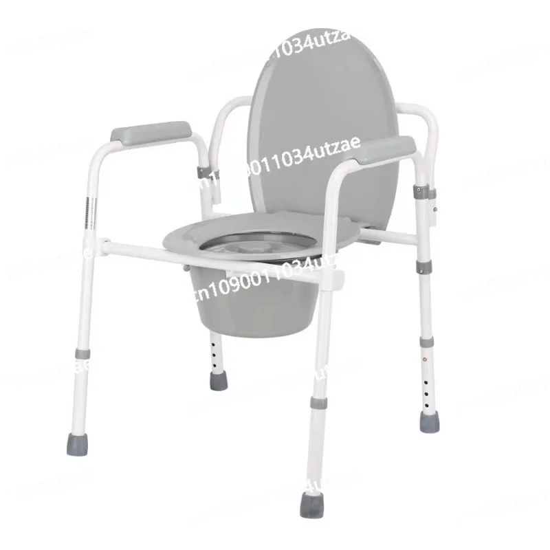 

Elderly Toilet Chair Mobile Toilet Stool Household Toilet Chair Folding Stainless Steel Maternity