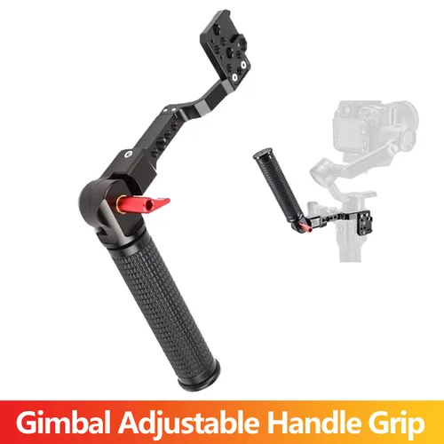 Empuñadura ajustable de cardán para DJI Ronin S SC RSC2, soporte de extensión de empuñadura estabilizadora para Monitor de micrófono y luz de vídeo